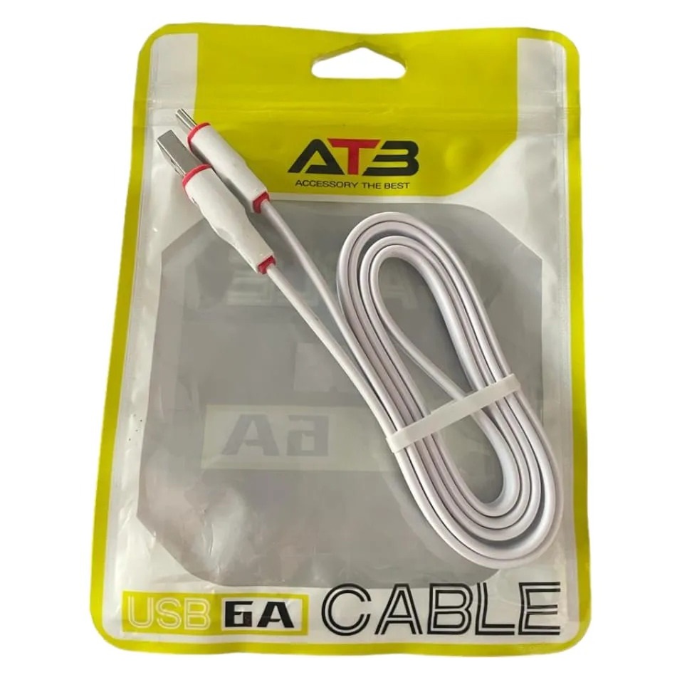 Cable Plano Atb 6a De Usb A Tipo C 1m